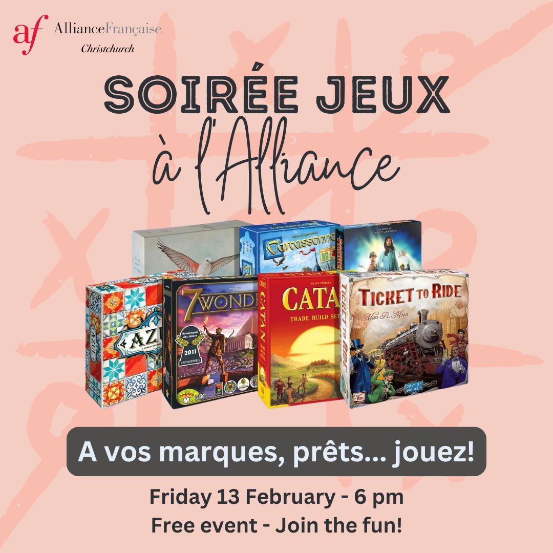 🎲 Soirée jeux de société (13 Feb)