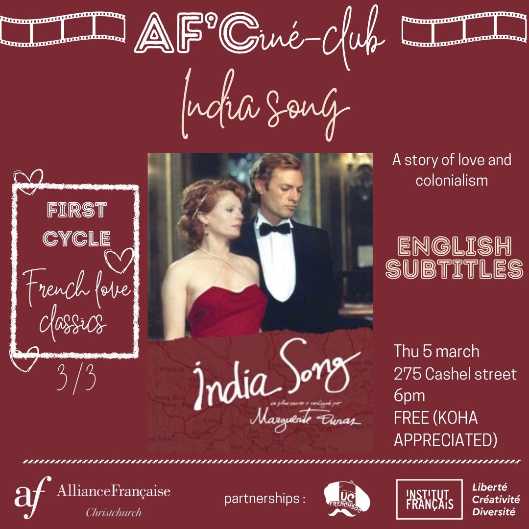 AF'CINECLUB🎞️- India song (ON THURSDAY)