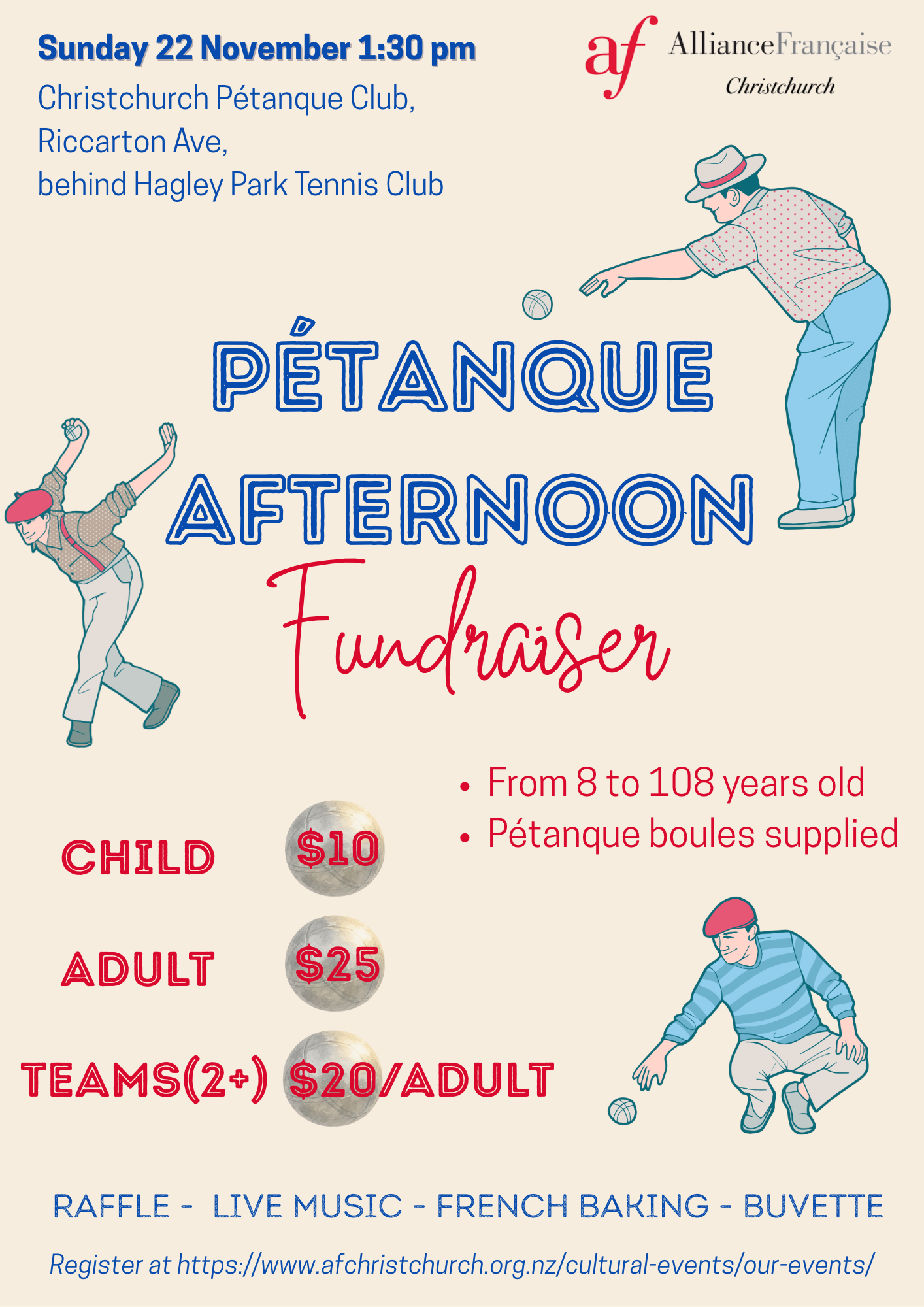 ⚪ Pétanque Afternoon Fundraiser ⚪